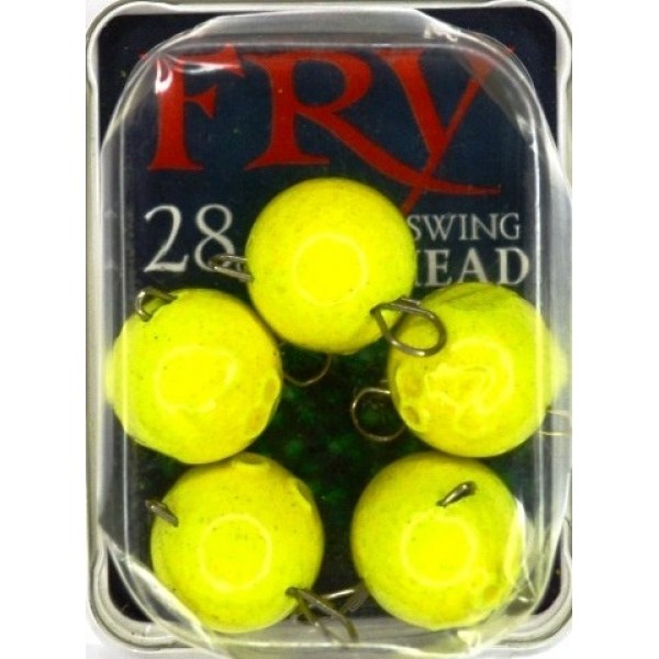 Грузило рибальське, вухатий, розбірне, 5шт/уп, колір Lime, вага 28г